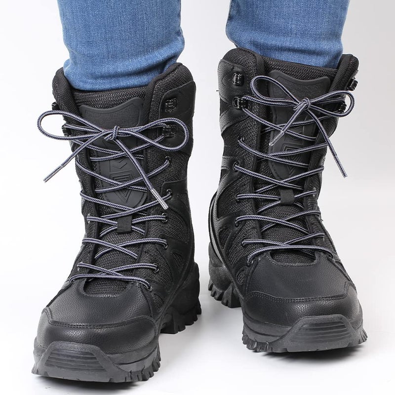 UpUGo 3 Pair Boot Shoe Laces, Round Shoelaces for Athletic Running Hiking Sneakers Shoes Boot - Image 5